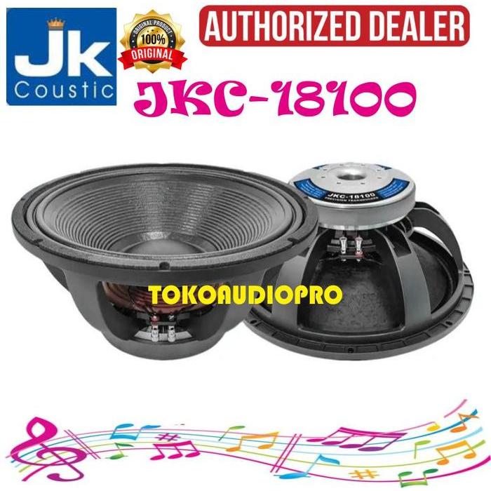 Jk Coustic Jkc-18100 Komponen Speaker 18 Inchi Jk Coustic Jkc18100 Component Speaker Co