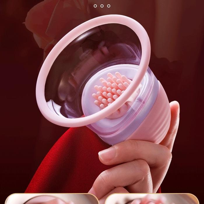(Sepasang) Alat Pijat Puting Payudara Smart Breast Massager Nipple Stimulasi Puting Bergetar Vakum