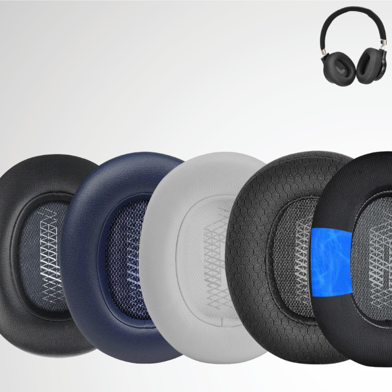 1Pair Foam Ear Pads Cushion Leather Earpad For Jbl E65 E65Btnc / Duet Nc/L 650Btnc L 660 Btnc