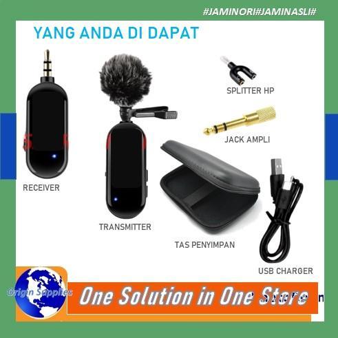 Microphone Mic Clip On Wireless VLOG ASMR Kamera DSLR Smartphone