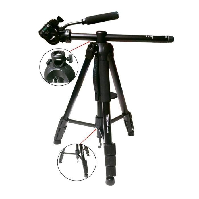 Takara TMB-30 Flatlay Tripod Monopod with Fluid Video Head TMB30 TMB 30 RESMI