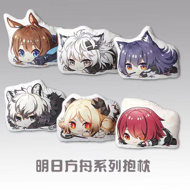 45Cm Arknights Game Texas Exusiai Lappland Sier Ash Ifrit Chen Pramanix Figure Doll Pillow Double D