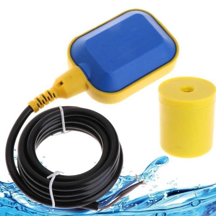 Float Switch 4 Meter Fluid Level Otomatis Toren Pelampung Pompa Air .