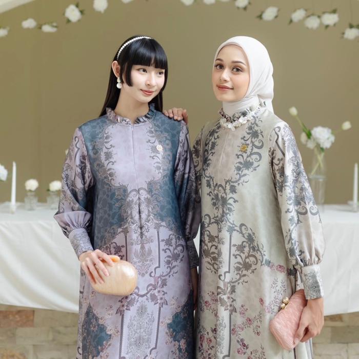 SIAPKIRIM WOMENWEAR INDONESIA Felicia Dress Dress Wanita Dress Mewah Gamis Kondangan Dress Terbaru