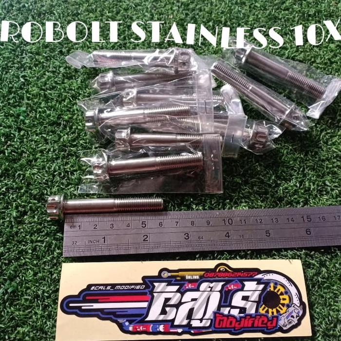 Baut Probolt Stainless New Model 10X60Mm Drat 14 Panjang 6Cm