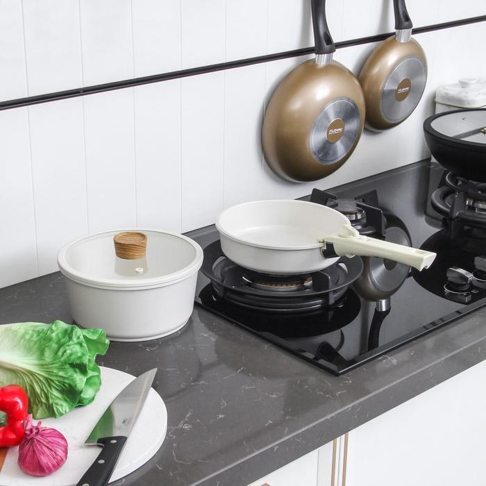 [WAKULLA] Cooking Color Set 4 Pcs Yoora Perlengkapan Masak Kuali Penggorengan Saucepan Panci Listrik