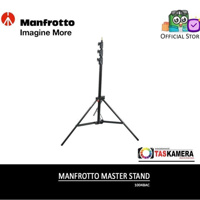 Manfrotto Tripod Master Lighting Stand Aluminium 1004BAC - TasKameraID Camera