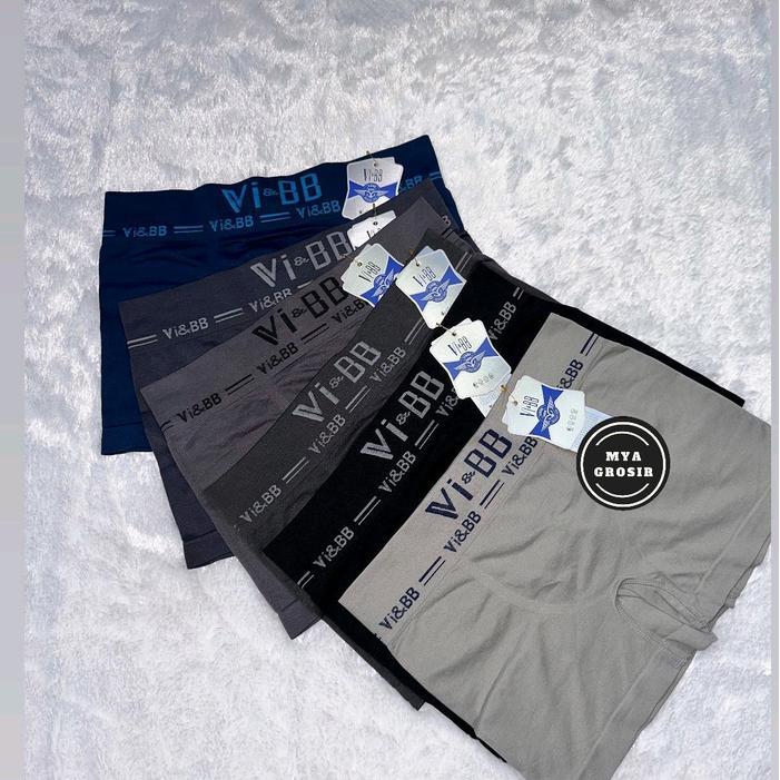 PROMO -Cd BOXER PRIA VI&BB / Vi BB 1229 / Boxer Laki laki Celana Boxer / Boxer Rajut / Boxer Pria /