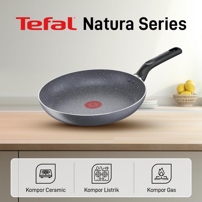 Mntb" Tefal Cookware Set Wajan 2Pcs Series Natura D / Fry Pan Anti Lengket