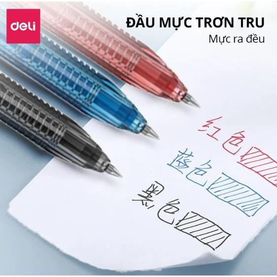Deli Ballpoint Pen / Pulpen Bolpoin 0.7 mm Penulisan Halus EQ105 1pcs