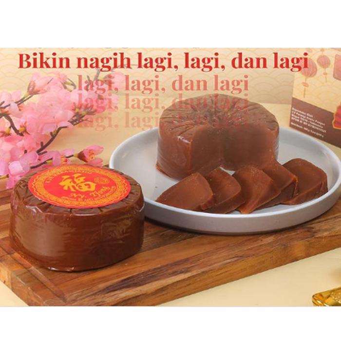 Kue Keranjang Imlek Cina Halal Bpom Ukuran 250 Gram Isi 4 Pcs Dengan Box Dodol Cina Thiam Pan Ny