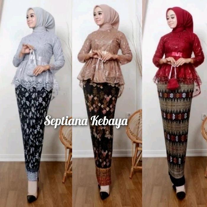 New Kebaya Aurora Tulle Bordir Kebaya Wisuda Modern / Baju Kebaya Untuk Wisuda #Gratisongkir