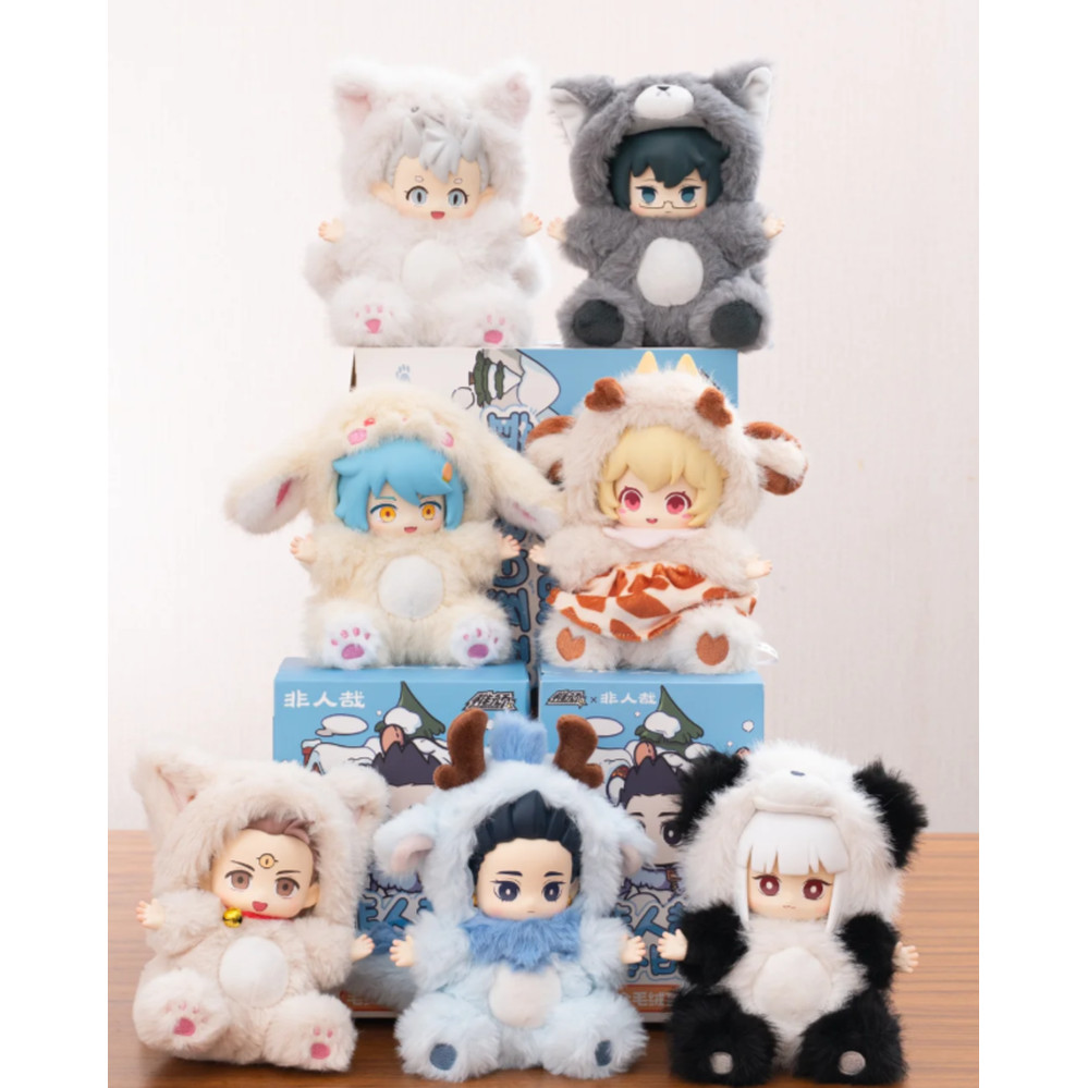 Zhiwan Fei Ren Zai Anime Soft Blind Box Winter Cute Chibi Figurine Pendant Trendy Toy Decoration For
