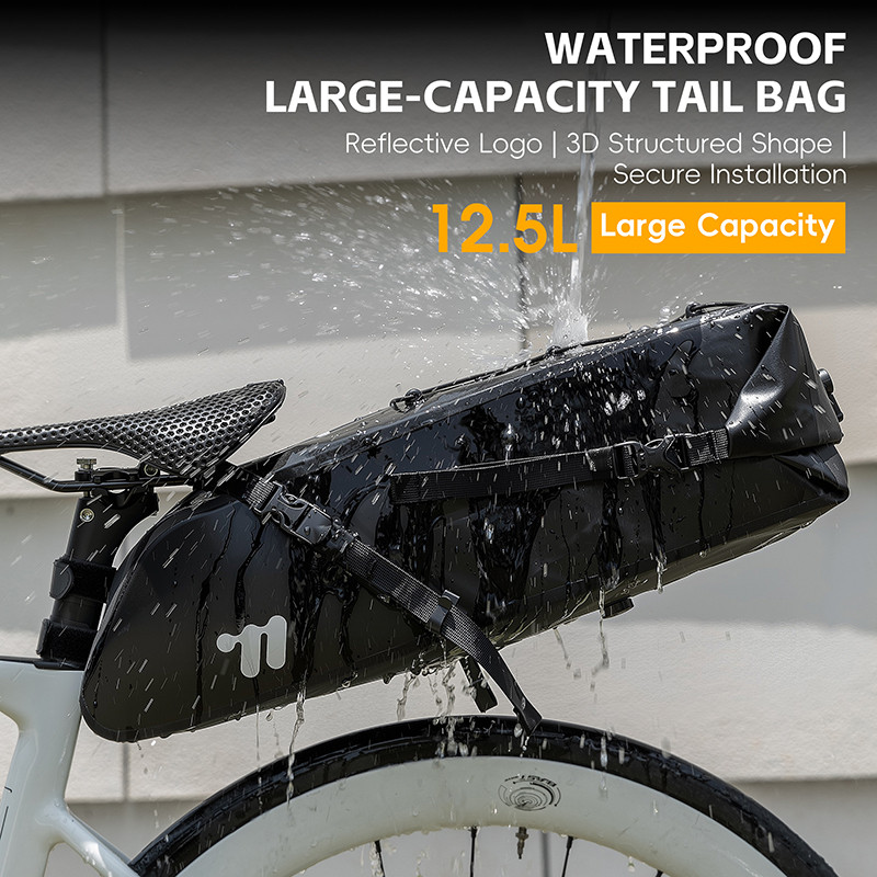 West Biking Bicycle Bag Long-Distance Cycling Gear Bike Fork Bag Top Tube Bag Tail Bag Frame Bag