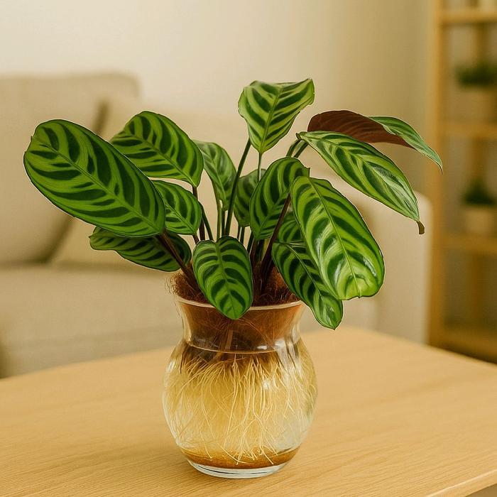 Tanaman media air Calathea sepat tanaman yang bisa hidup di air benih tanaman hias