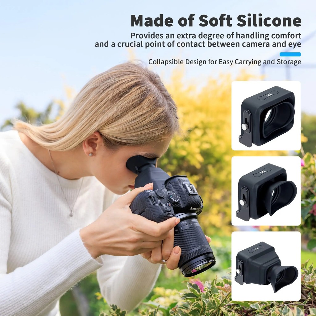 JJC Sonying Viewfinder Professional 3.0x HD LCD Screen Viewfinder Camera Extender Eyecup Eyepiece