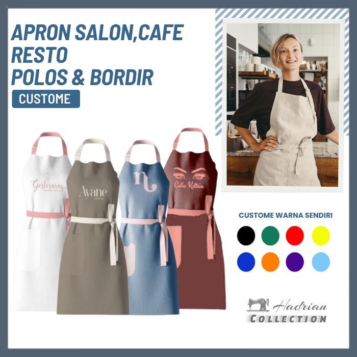 Celemek Apron Celemek Masak Celemek Salon Celemek Dapur Celemek Koki Celemek Barista
