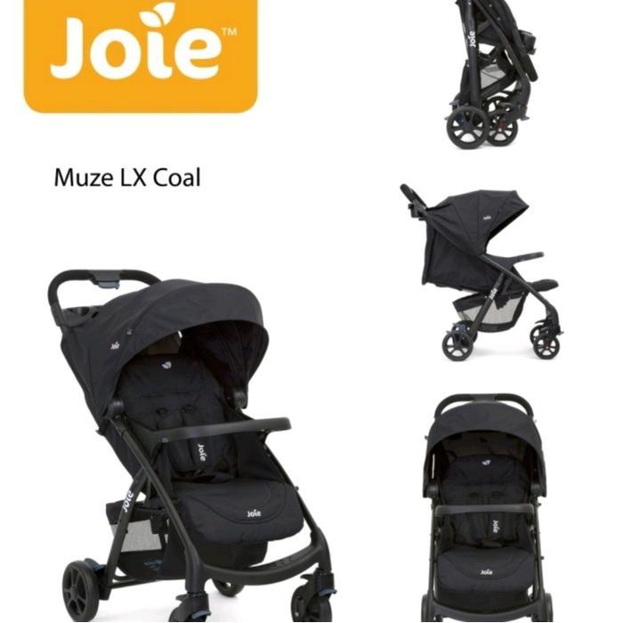 Stroller Bayi Joie Muze LX / Kereta Dorong Bayi Joie Muze LX Single / Baby Stroller Joie Muze - coal