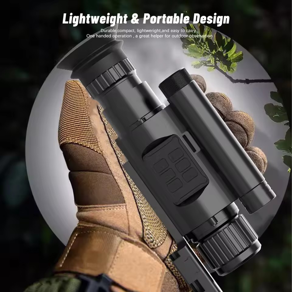 JUAL  ZIYOUHU NV075 Night Vision Monocular 1080P HD Clip-on Infrared Digital Video Camera with Cross