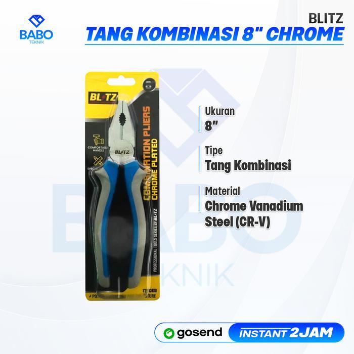 Tang Kombinasi Chrome Blitz 8 Inch