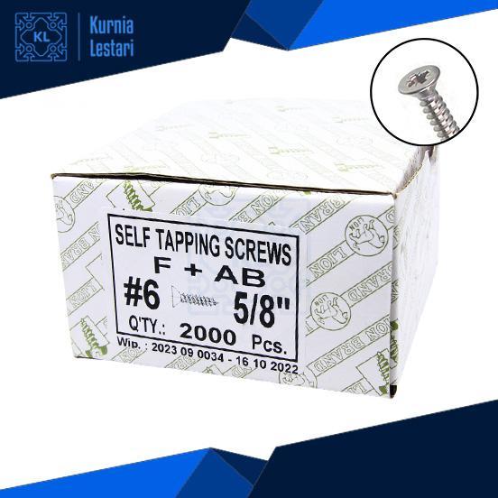 Skrup Sekrup Self Tapping Screw FAB PAB #6x5/8"