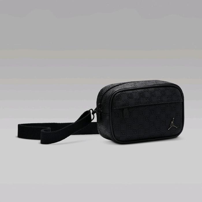 Jordan Monogram Camera Bag 1.5L Ma0988-023 Faux Leather Crossbody Slingbag Tas Original 100% Co