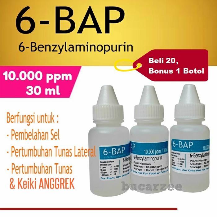 "New" Hormon BAP. 6-BAP BENZYL AMINO PURIN 10.000 ppm 30 ml ORIGINAL