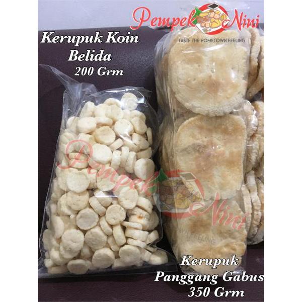 "New" Kemplang/Kerupuk Koin/Dollar Ikan Belida Asli Palembang