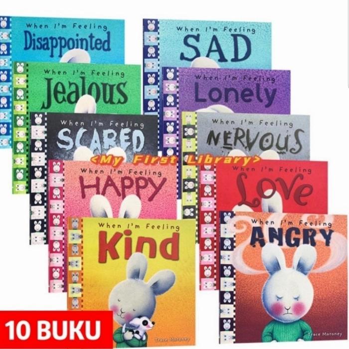 When I'm Feeling 10 books by Trace Moroney Character Building book