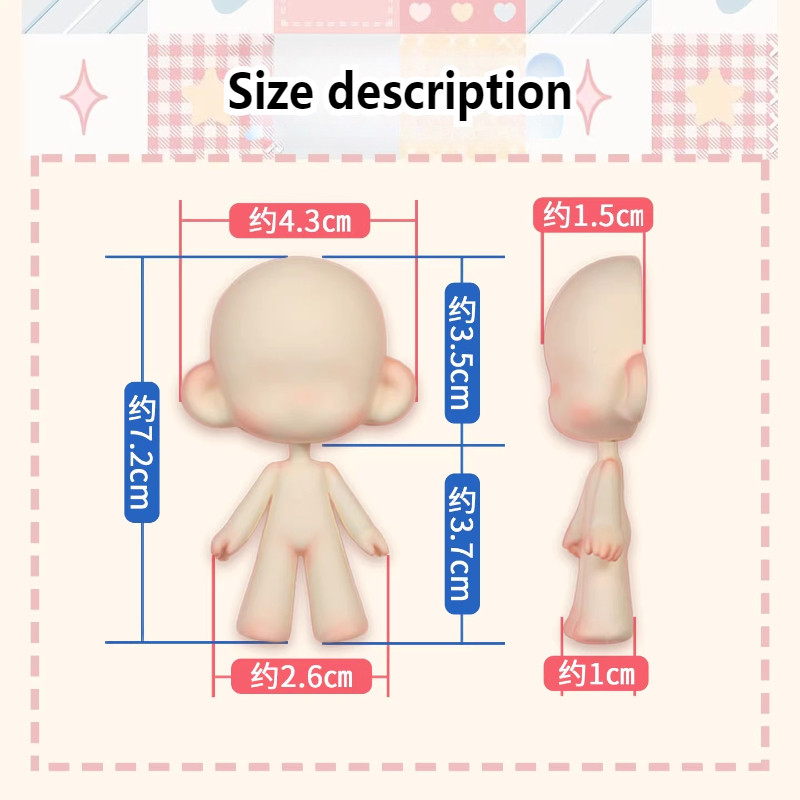 Q Version Ultralight Clay Doll Highly Transparent Silicone Mold Face/body Clay Stone Sculpture Mold