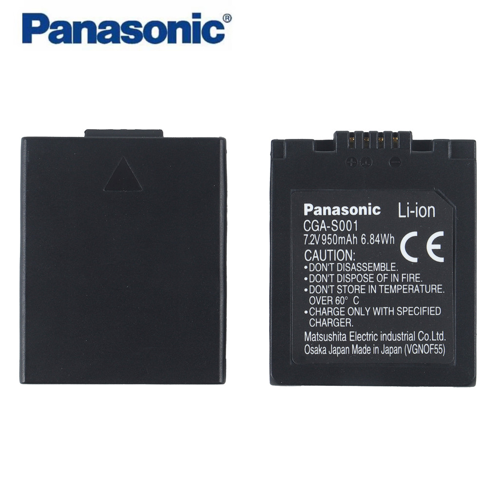 Original CGA-S001 CGA S001 Camera Battery For Panasonic CGR-S001 DMW-BCA7 DMC-F1 DMC-FX1 DMC-FX5