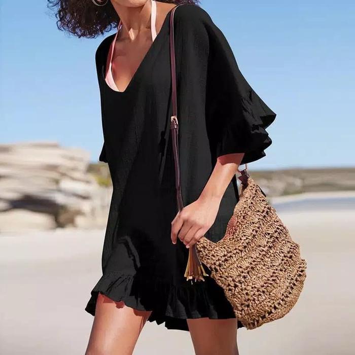 Amarissa Bikini Outer Woman / Cardigan Wanita / Cover Up Bikini / Mini Dress Wanita Premium /