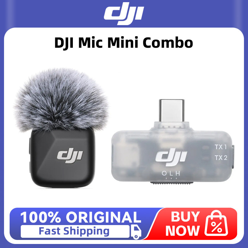 DJI Mic Mini Combo Inclusion DJI Mic Mini Transmitter and DJI Mic Series Mobile Receiver for Mobile