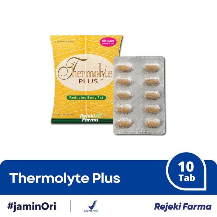 Terbaru Thermolyte Plus 1 Strip isi 10 Kaplet Tablet -Suplemen Diet Pelangsing Ready