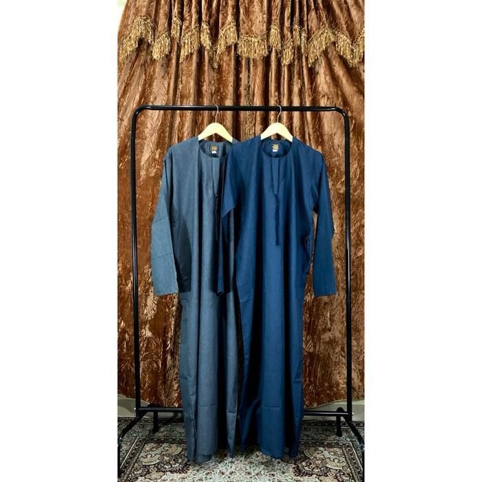 Dbi - Baju Jubah Gamis Sultan Motif Dubai Pria Model Arab Saudi Maroko