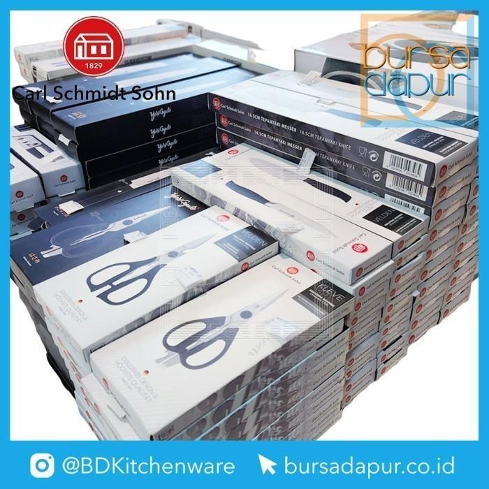 Promo Spesial Carl Schmidt Sohn Velden Utility 13 Cm / Pisau Dapur Gagang Hitam