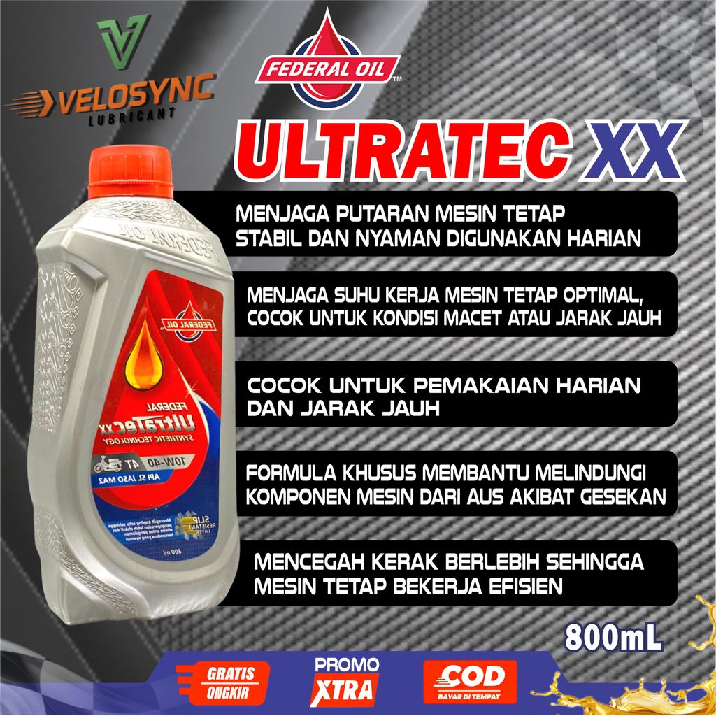 Federal Ultratec XX 10W-40 / Supreme XX 20W-50 0.8L
