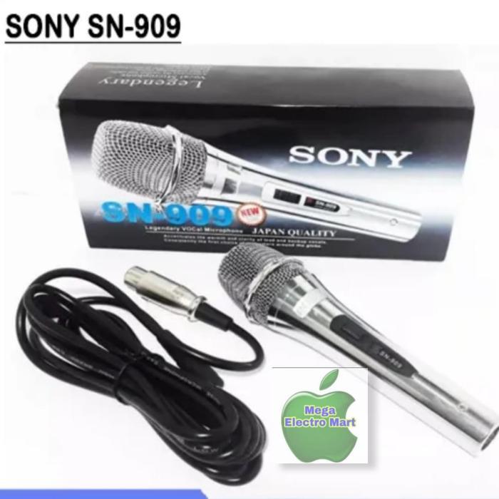 mic karaoke stainless mic kabel