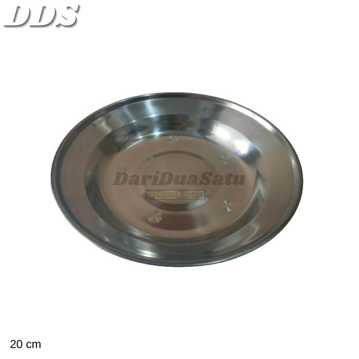 Piring Stainless Steel Tebal 555 Made India