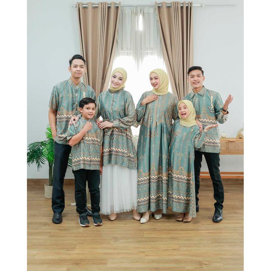 Warna Warni.Ori SARIMBIT KELUARGA TUNISA MAXI FULL MOTIF /FASHION MUSLIMAH/MUSLIM/BAJU GAMIS