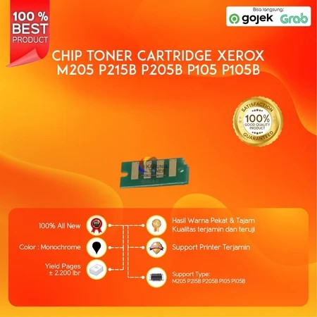 Chip Toner For Use in Xerox P105 M205 P215B P205B P105B M205B X-P205