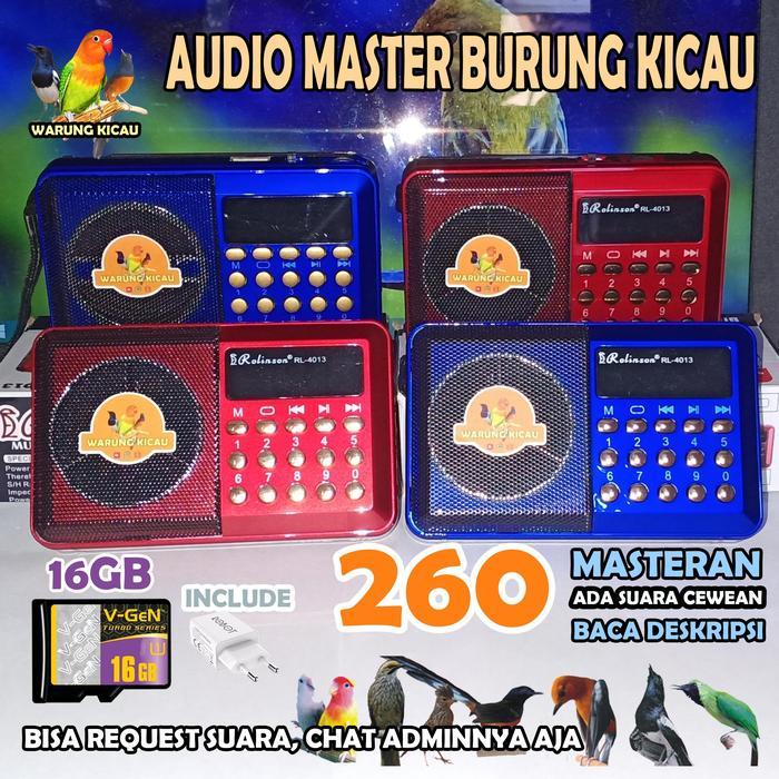 Masteran Burung Digital Full Player Kicau Cililin Tengkek Buto Murah
