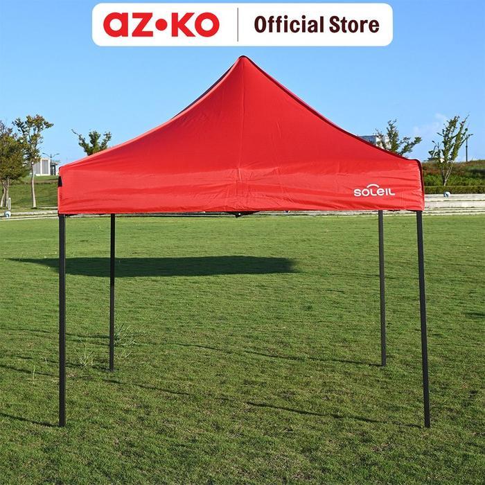 AZKO Soleil Pro 2X2 mtr Tenda Lipat - Merah Tenda Portable Tenda Outdoor Tenda Event Tenda Acara