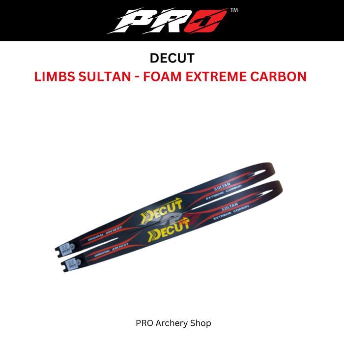 Decut Limbs Sultan Extreme Corbon Carbon Promo Limbs Carbon Recurve / Barebow Cocok Untuk Prestasi