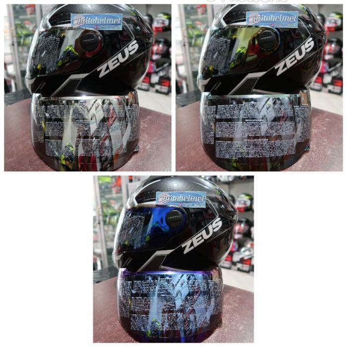 Visor Iridium Zeus 811 dan 813 Gold Silver Blue