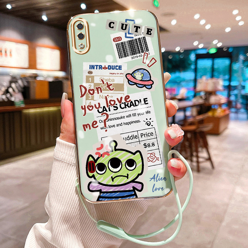 Casing Hp Untuk Samsung Galaxy A01 M01 Core A01 Core Case Alien bermata tiga Kesing silikon berbahan