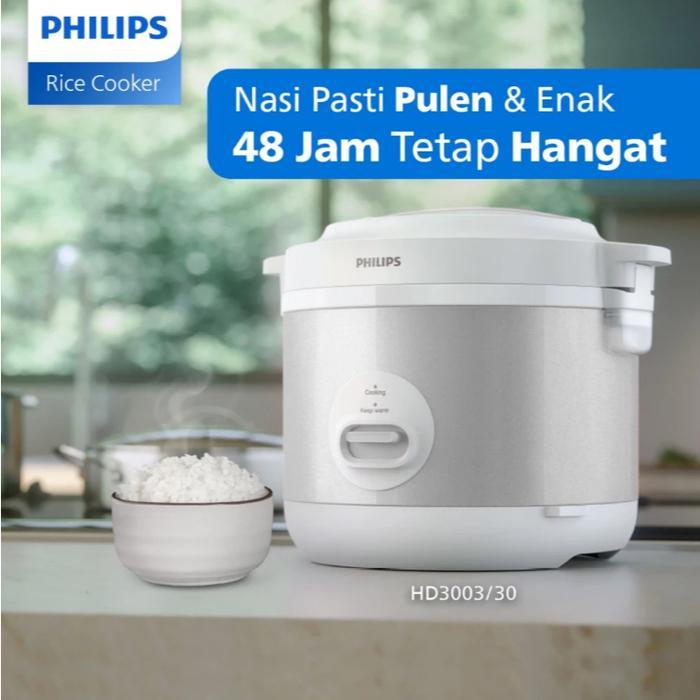 "New" PHILIPS HD-3003 Rice Cooker / Magic Com 1.8 Liter (Anti Lengket)