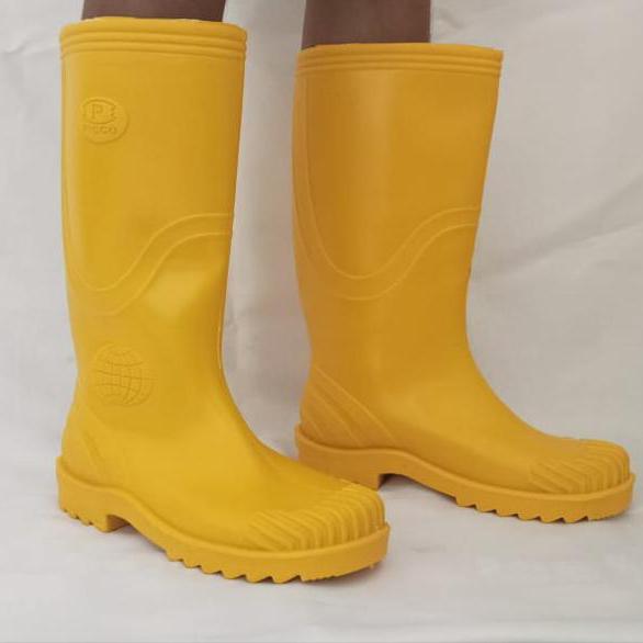 Sepatu Boots Karet Safety/Karet Kuning Picco Panjang