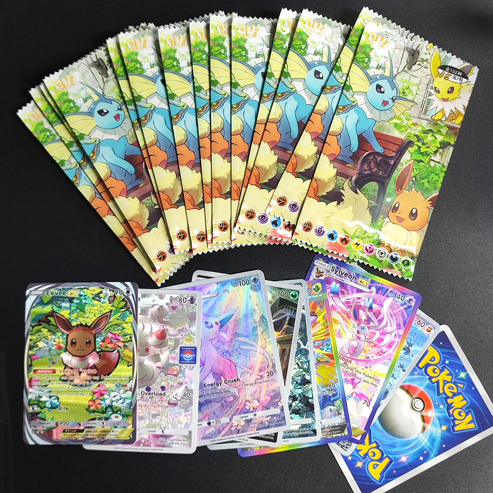 1 Box PTCG Pocket Series English Random Flash Card Umbreon Sylveon Umbreon Mega Pinsir Game