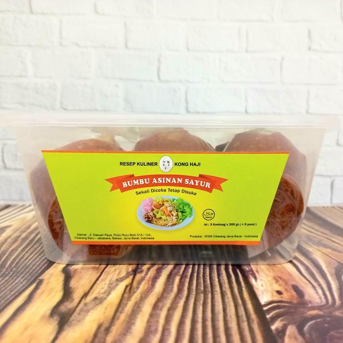 BUMBU ASINAN SAYUR BETAWI KONG HAJI BOX 900 GR ENAK DAN MUDAH DIBUAT